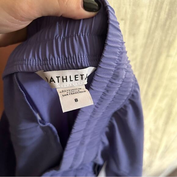 Athleta Arrival Pant Dark Adonis Blue Purple Active Pants Athleisure NWT Size 8 - Picture 7 of 8